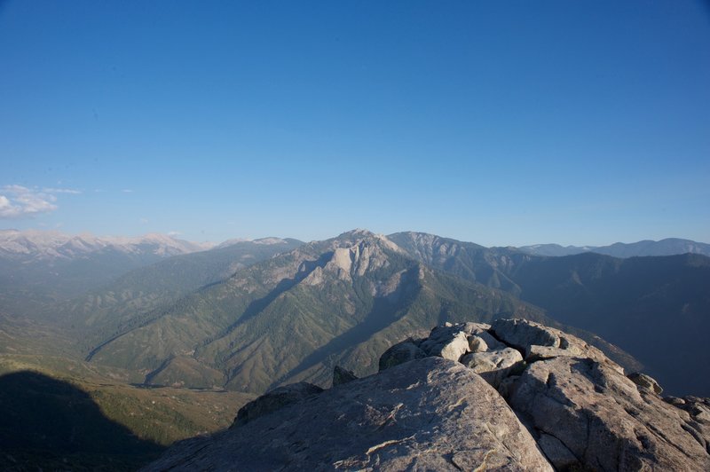 Looking toward Castle Rocks, Paradise Peak, and Sawtooth Peak from the end of the trail.