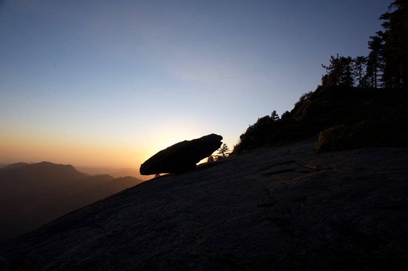 Hanging Rock at sunset.