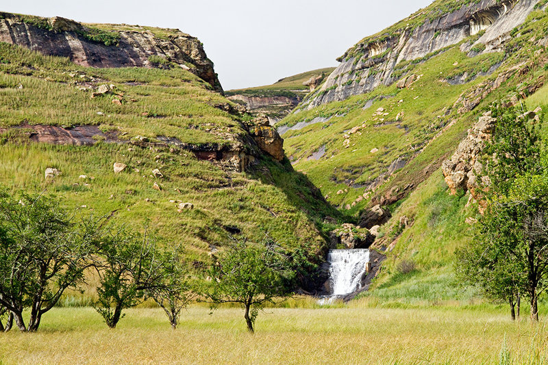 Waterfall near Glen Reenen camp. with permission from Daan Prinsloo