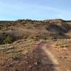 The initial climb up Tabeguache Trail.