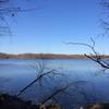 Overlooking Eagle Creek Reservoir from the Red Trail.