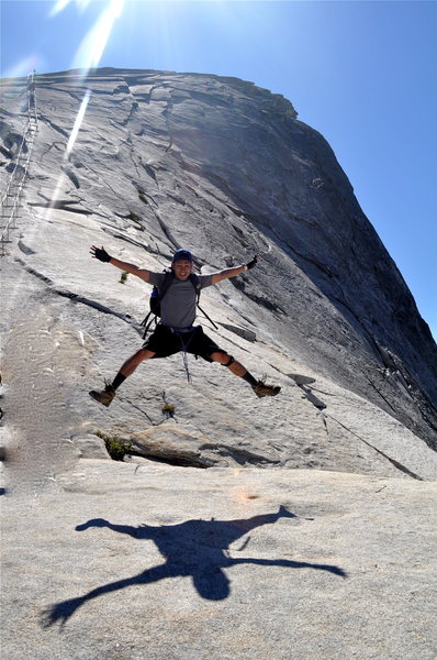 Flying Squirrel after conquering Half Dome!!!