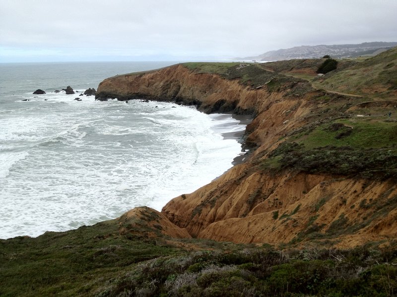 Even on a cloudy day, Mori Point impresses.