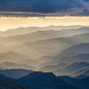 Rays and ridges from Waterrock Knob. Photo by Robert Stephens.