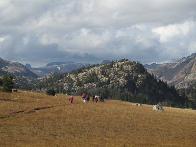 Beartooth Plateau...heading down into the canyon.