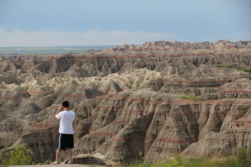 Looking out over at Big Badlands.