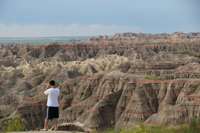 Looking out over at Big Badlands.