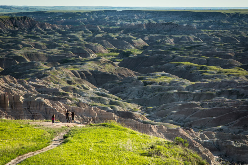 The endless hills from Red Shirt Table Overlook.