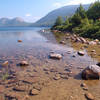 Jordan Pond and The Bubbles in the distance.