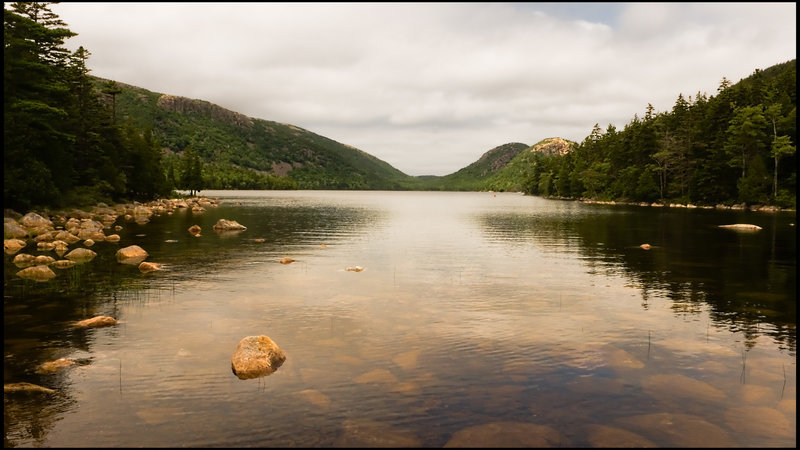 Jordan Pond on a beautiful day.