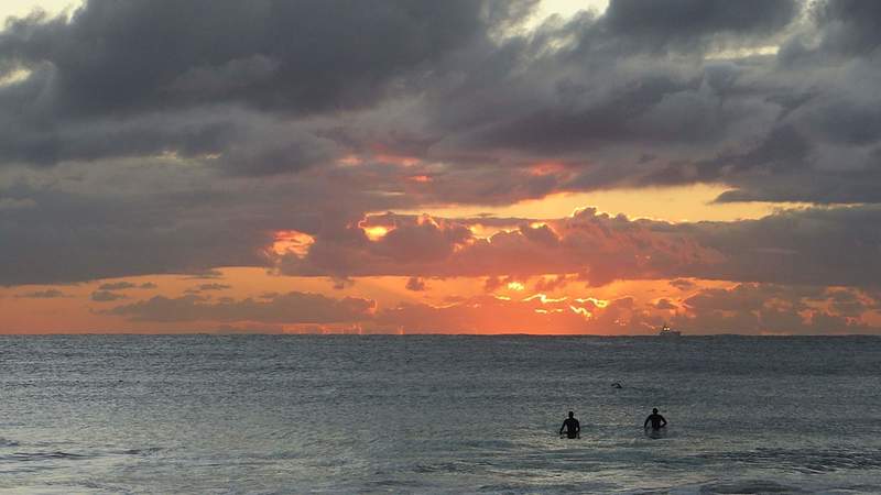 Sunrise in Manly.