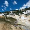 A views of the hills that drain into Bumpass Hell.