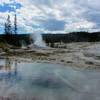 Minuteman Geyser greets you as you enter Shoshone Geyser Basin.