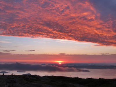 Sunrise from Cadillac Mountain.