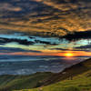 Sunset on top of Francis Peak.