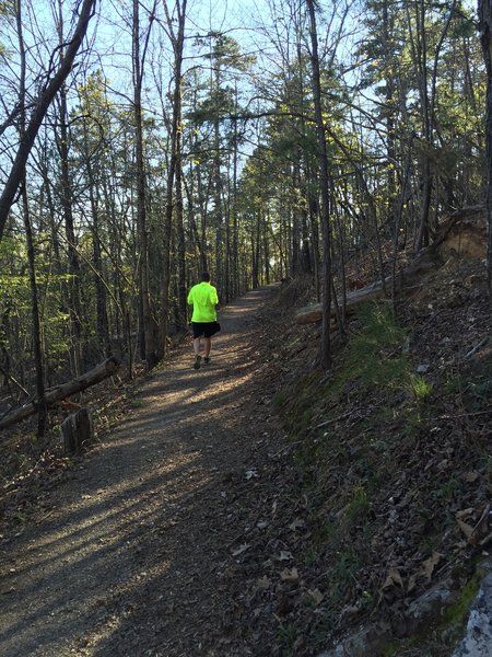 This is a popular trail for runners.