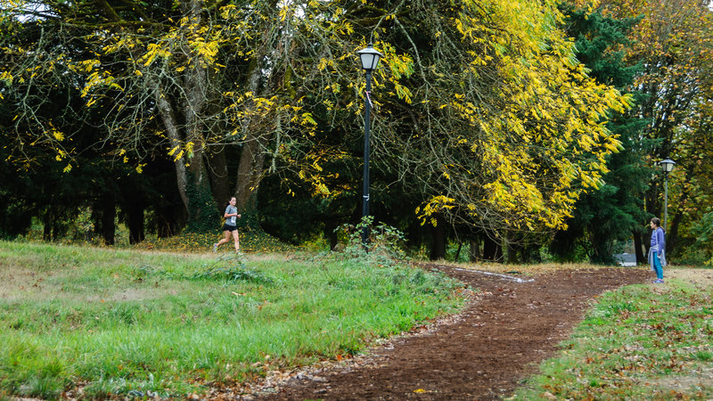 Running on Pre's Trail.