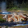 A view of the hot springs that heat Ferris Fork.