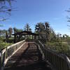 Boardwalk cover observation deck at Osprey Point.