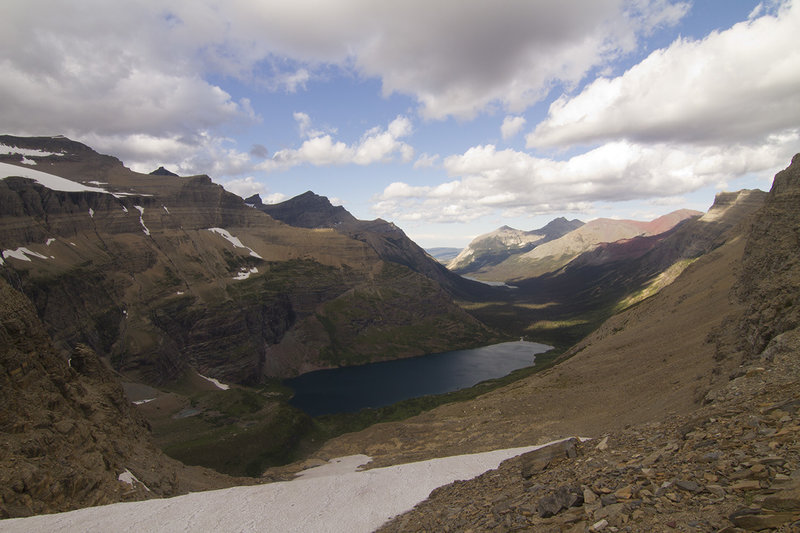 View of Helen Lake from Ahern Pass