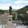 Downtown Sylva, NC, on MST Segment 1B.