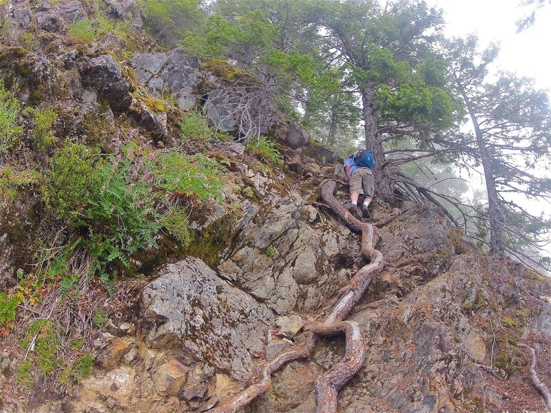 Climbing the Headwall