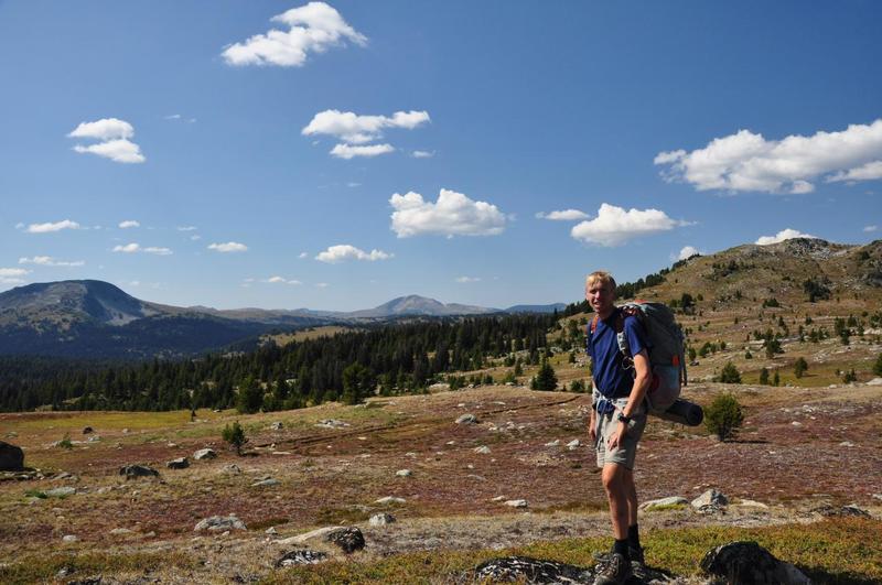 Bald Mountain on left and meadows near Cathedral Lakes.