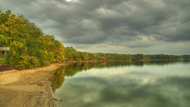 The marina at Eagle Creek Park.