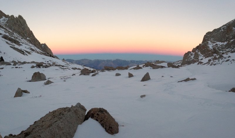 Owens Valley from above Upper Boyscout Lake.