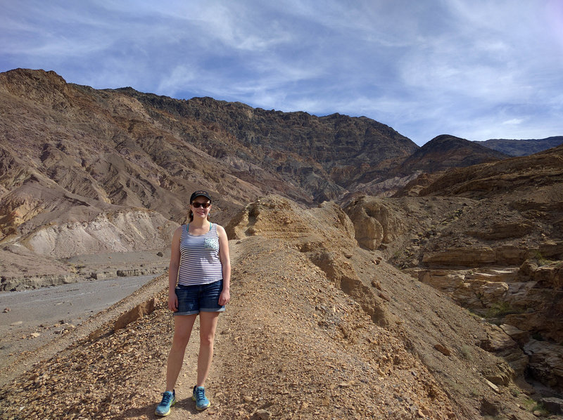 Ready to head back after journeying into Mosaic Canyon.