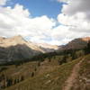 Look north at Grizzly Peak from the lesser known White Creek Trail.