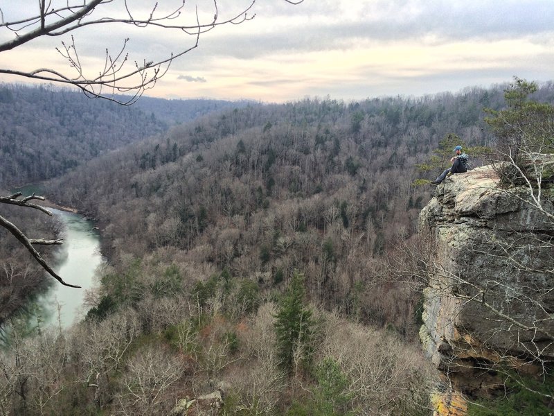 Angel Falls overlook in Big South Fork Rive and Nature Area.