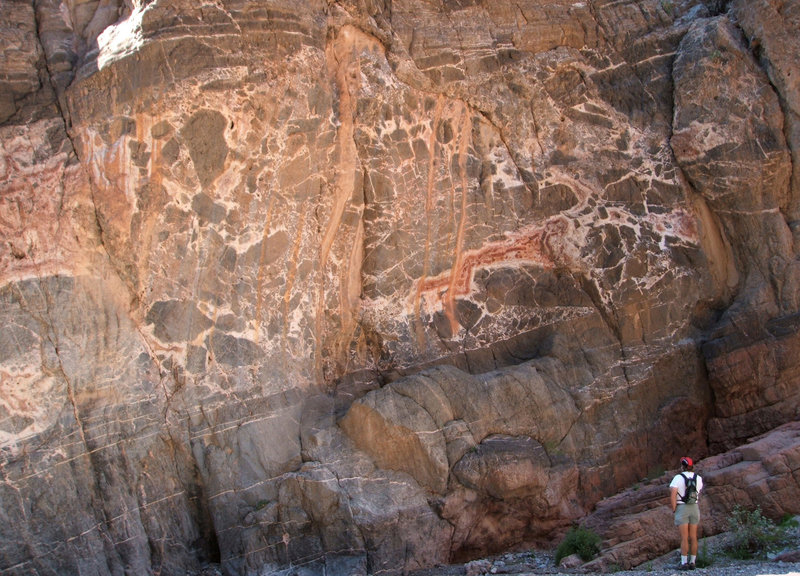 The Mosaics in Mosaic Canyon. with permission from walkaboutwest *No Commercial Use