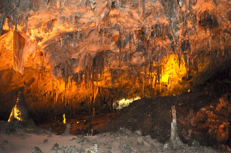 The caves here are immense!