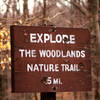 Rock Creek Park Nature Trail sign.