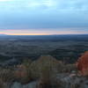 View from the Mesa Verde Knife Edge Trail.