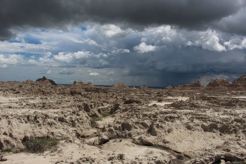 Storm clouds on the Castle Trail.