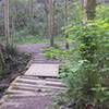 1st bridge to cross over to east side of the gulch.