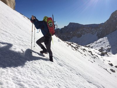 Approaching the Chute.