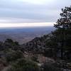 View looking NE from the backcountry campground on the peak.