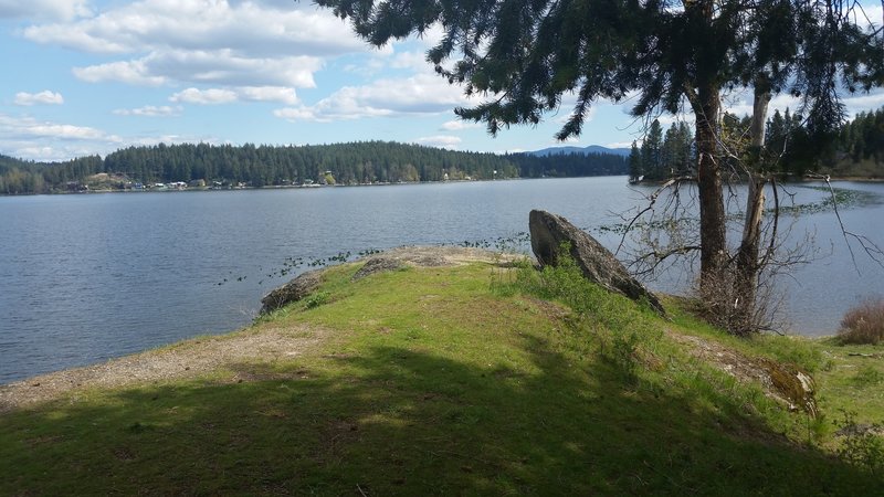 Turtle Rock on Newman Lake