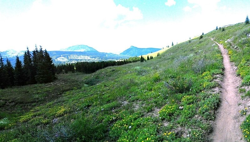 Looking south towards Coal Bank Pass.