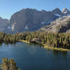 Palisades from Big Pine Lakes Fourth Lake