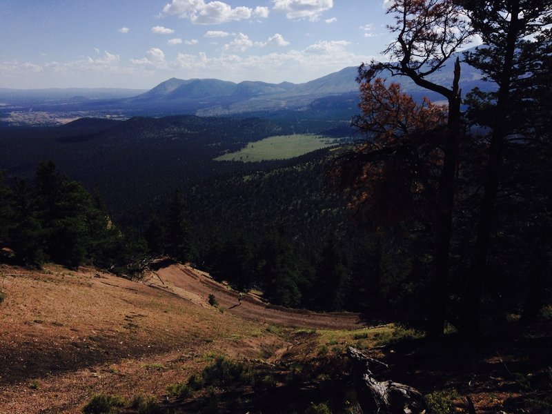 Looking towards Flagstaff and Mt. Elden