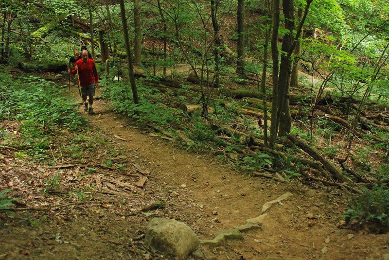 Steep climbs are a rewarding challenge. Photo: NPS/DJ Reiser