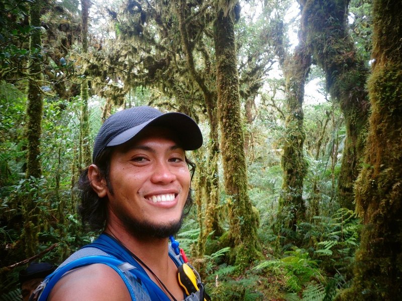 The coolest smile on this beautiful forest of Mt. Kalatungan! ;)