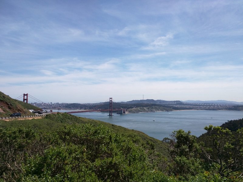 Bridge views can be had in many places on the Headlands.