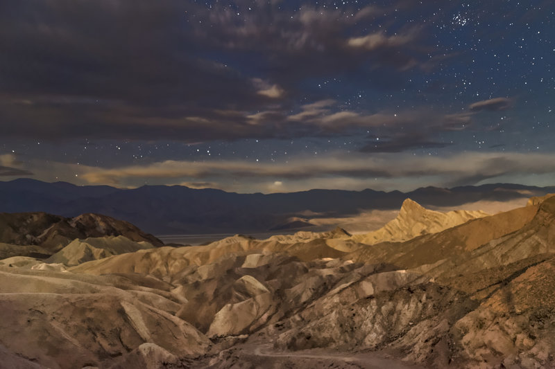 Zabriskie Point by starlight.