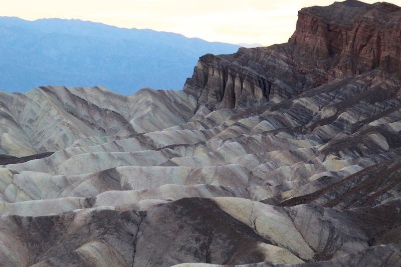 Colorful hues in Death Valley.