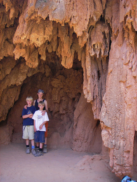 The top of Mooney Falls.